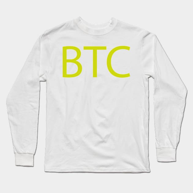 BITCOIN Long Sleeve T-Shirt by Kravijatra